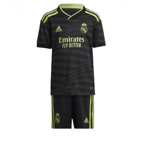 Real Madrid Tredjedraktsett Barn 2022-23 Kortermet (+ Korte bukser)